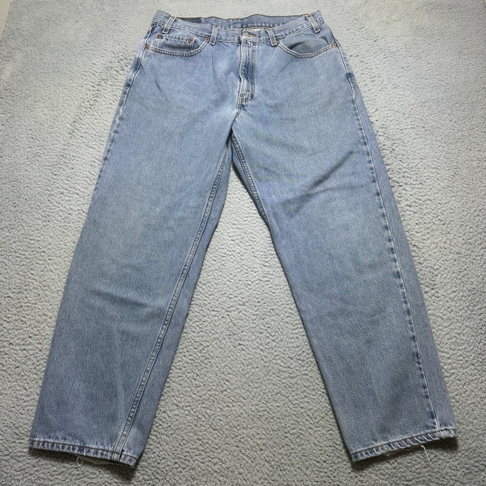 Vintage Levis 550 Jeans Mens 36x29 Relaxed Fit Medium Wash Y2K Baggy Denim